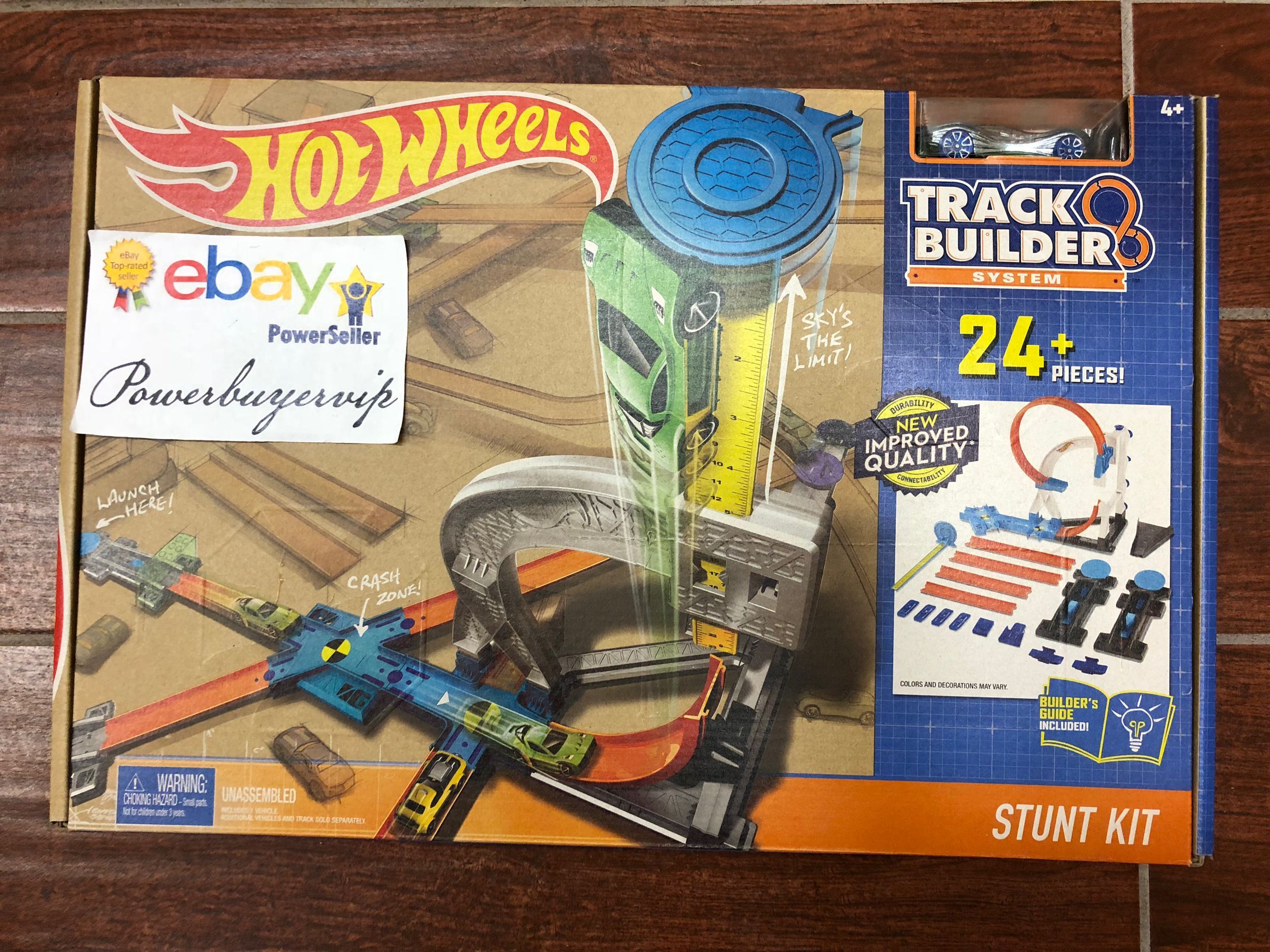 NEW Hot Wheels Track Builder System Stunt Kit Playset - Click Image to Close